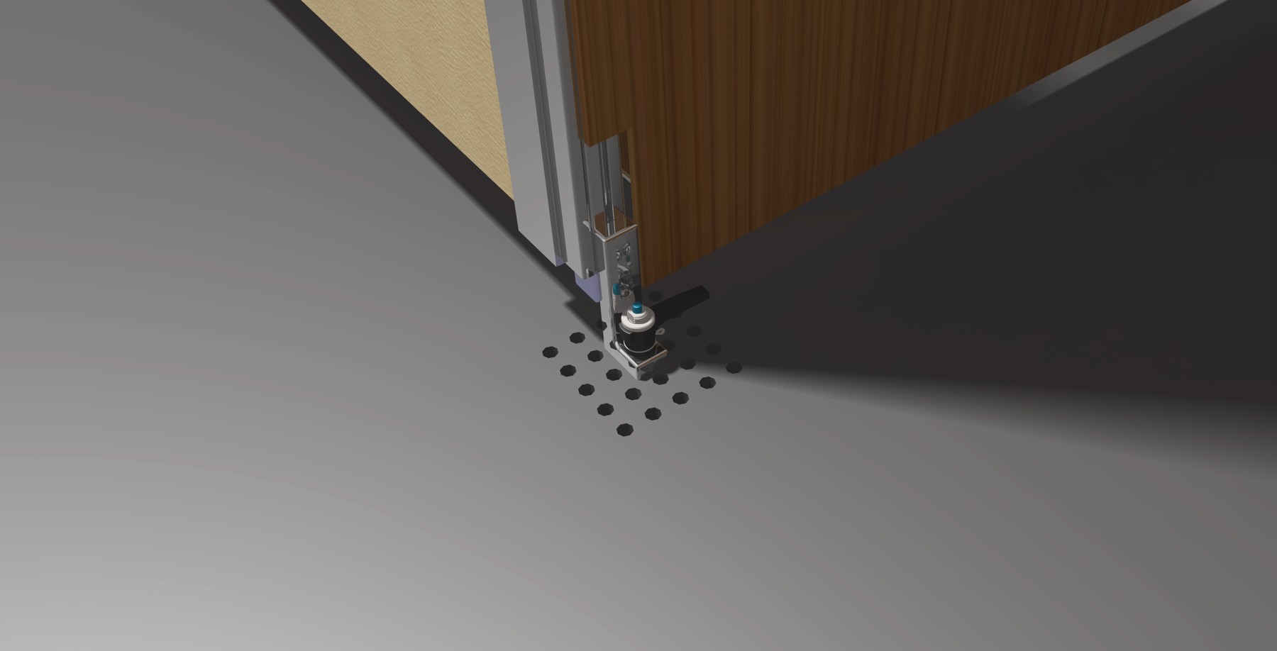 One-Inch Hole Grid and Locking Pin